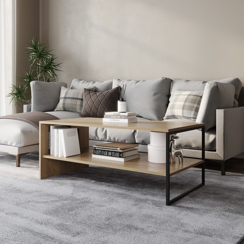 100cm wooden coffee table - 100cm,
