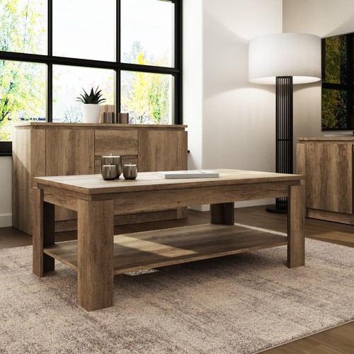 Canyon oak coffee - table, grey