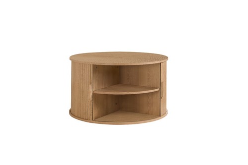 Axel round fluted coffee - round,