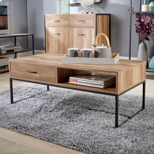 Coffee table storage drawer - table,