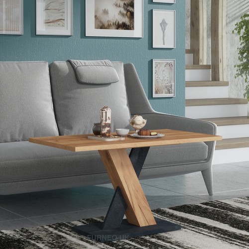 Coffee table oak black - table,