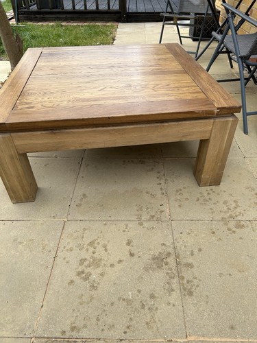 Solid oak large tea coffee - solid,