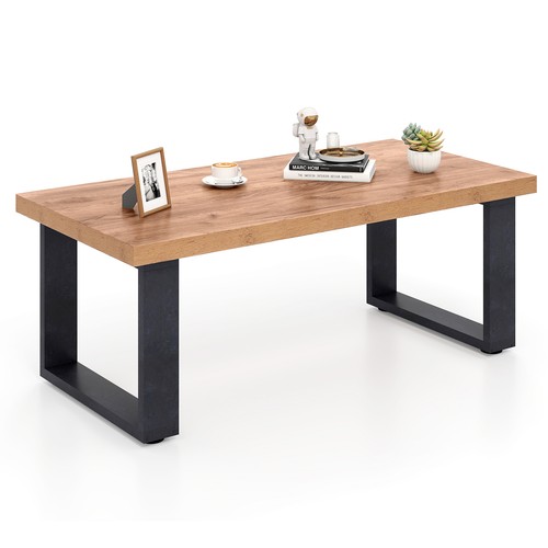 Costway rustic coffee - rustic, table